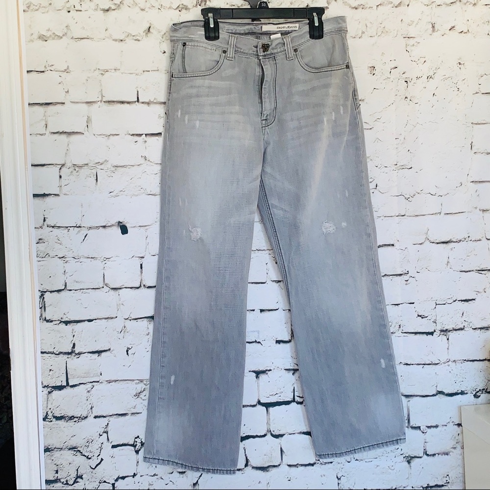 MEN’S DKNY JEANS "BROOKLYN" JEANS GRAY SIZE 34x32